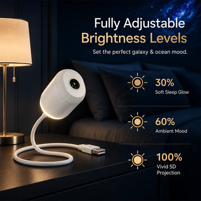 Billhol® 🌌 NEXT-GEN SMART PROJECTION HD Smart Dynamic 5D Holographic Night Light Projector